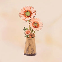 Charger l'image dans la galerie, Puzzle 3D - Gerbera orange clair Figured'Art