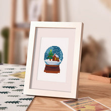 Charger l'image dans la galerie, Mini Diamond Painting 15x20cm (2 pièces) - Smoothie d'Été et Boule à Neige d'Hiver