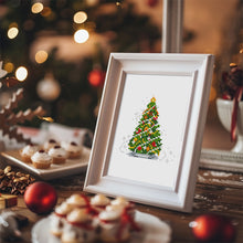 Charger l'image dans la galerie, Mini Diamond Painting 15x20cm (2 pièces) - Œufs de Pâques et Sapins de Noël