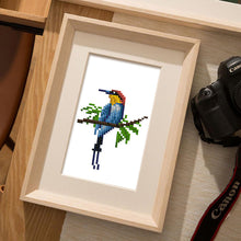Charger l'image dans la galerie, Mini Diamond Painting 15x20cm (2 pièces) - Design Papillon et Oiseau