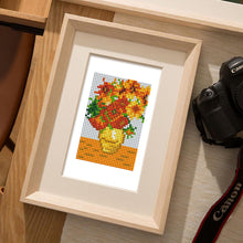 Charger l'image dans la galerie, Mini Diamond Painting 15x20cm (2 pièces) - Coucher de Soleil et Fleurs