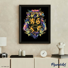 Charger l'image dans la galerie, Harry Potter - Blason Floral de Poudlard