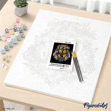 Charger l'image dans la galerie, Harry Potter - Blason Floral de Poudlard