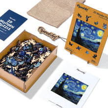 Charger l'image dans la galerie, Puzzle en Bois Adulte - La Nuit étoilée de Van Gogh