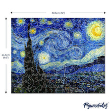 Charger l'image dans la galerie, Puzzle en Bois Adulte - La Nuit étoilée de Van Gogh