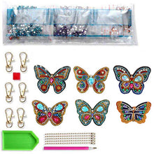 Charger l'image dans la galerie, Ensemble de Pendentifs Papillon Diamond Painting de 6 pièces