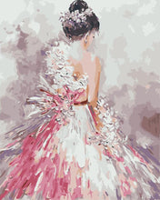 Charger l'image dans la galerie, peinture par numéros | Jolie femme de dos | romantique danse femmes nouveautés complexe | FiguredArt