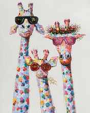Charger l'image dans la galerie, Peinture par numéros - Famille Girafes Pop art