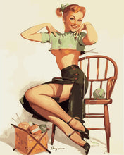 Charger l'image dans la galerie, Peinture par numéros - Pin-up Vintage et Laines