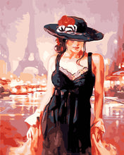 Charger l'image dans la galerie, Peinture par numéros - Jeune Femme à Paris