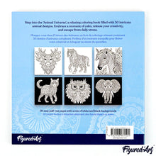 Charger l'image dans la galerie, Livre de Coloriage Adulte - L'Univers des Animaux - 50 pages