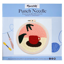 Charger l'image dans la galerie, Punch Needle Chocolat Chaud et Feuilles