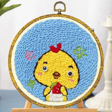 Charger l'image dans la galerie, Punch Needle Poussin et Fraise