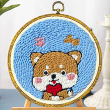 Charger l'image dans la galerie, Punch Needle Ourson et Coeur