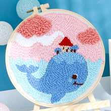 Charger l'image dans la galerie, Punch Needle Baleine Maison