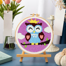 Charger l'image dans la galerie, Punch Needle Chouette endormie