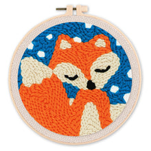 Charger l'image dans la galerie, Punch Needle Petit Renard et Ciel Bleu