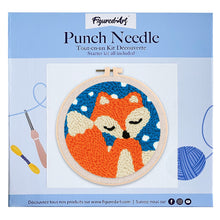 Charger l'image dans la galerie, Punch Needle Petit Renard et Ciel Bleu