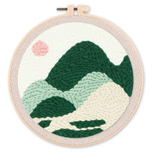 Charger l'image dans la galerie, Punch Needle Dégradé de Montagnes