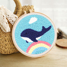Charger l'image dans la galerie, Punch Needle La Baleine bleue