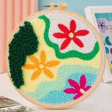 Charger l'image dans la galerie, Punch Needle Dégradé de Fleurs 2