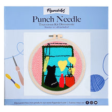 Charger l'image dans la galerie, Punch Needle Chat à la Fenêtre