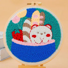 Charger l'image dans la galerie, Punch Needle Chat et Petit Déjeuner