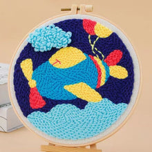 Charger l'image dans la galerie, Punch Needle Avion en couleurs