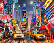 Charger l'image dans la galerie, Peinture par numéros Nuit à Timesquare | Figured'Art complexe nouveautés ville paysages