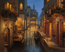 Charger l'image dans la galerie, Peinture par numéros Canaux flamboyants | Figured'Art complexe nouveautés ville paysages bateaux
