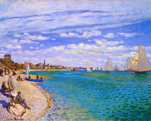 Charger l'image dans la galerie, Peinture par numéros Régates à SainteAdresse Monet Figured'Art bateaux nouveautés paysages reproduction intermédiaire
