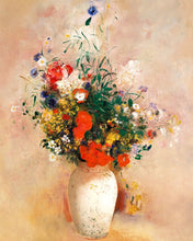 Charger l'image dans la galerie, Peinture par numéros Vase de Fleurs Odilon Redon Figured'Art fleurs nouveautés reproduction intermédiaire