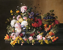 Charger l'image dans la galerie, Peinture par numéros Fleurs et Fruits Severin Roesen Figured'Art fleurs nouveautés reproduction intermédiaire