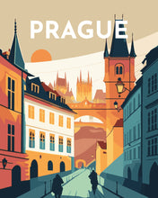 Charger l'image dans la galerie, Affiche Vintage Prague