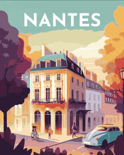 Charger l'image dans la galerie, Affiche Vintage Nantes
