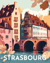 Charger l'image dans la galerie, Affiche Vintage Strasbourg