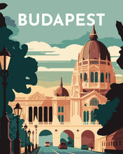 Charger l'image dans la galerie, Affiche Vintage Budapest