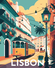 Charger l'image dans la galerie, Affiche Vintage Lisbonne