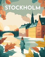 Charger l'image dans la galerie, Affiche Vintage Stockholm