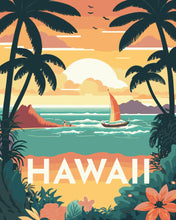 Charger l'image dans la galerie, Affiche Vintage Hawaii