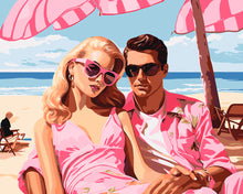 Charger l'image dans la galerie, Peinture par numéros Figured'Art Amoureux au Bord de la Plage
