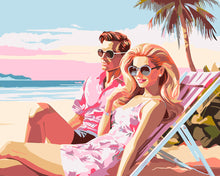 Charger l'image dans la galerie, Peinture par numéros Figured'Art Amour de Diva au Bord de la Plage