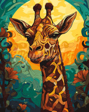 Charger l'image dans la galerie, Peinture par numéros Figured'Art Girafe Art Déco