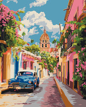 Charger l'image dans la galerie, Peinture par numéros Figured'Art Voiture classique à Mexico