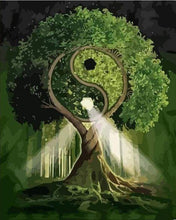 Charger l'image dans la galerie, peinture par numéros | Arbre Yin et Yang | arbres intermédiaire | FiguredArt