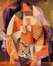 Charger l'image dans la galerie, peinture par numéros | Baiser abstrait | intermédiaire reproduction romantique | FiguredArt