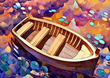 Charger l'image dans la galerie, peinture par numéros | Barque sur lEau | bateaux complexe enfants | FiguredArt