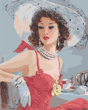 Charger l'image dans la galerie, peinture par numéros | Beauté élégante | intermédiaire portrait romantique | FiguredArt