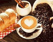Charger l'image dans la galerie, peinture par numéros | Café et Brioche | nouveautés cuisine facile | FiguredArt