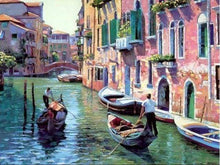 Charger l'image dans la galerie, peinture par numéros | Canaux de Venise | intermédiaire ville | FiguredArt